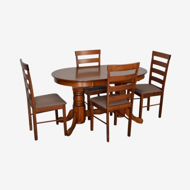 HV-31N Burnish oak + 4 GLORIA Burnish oak/Ekea12 Dark Brown