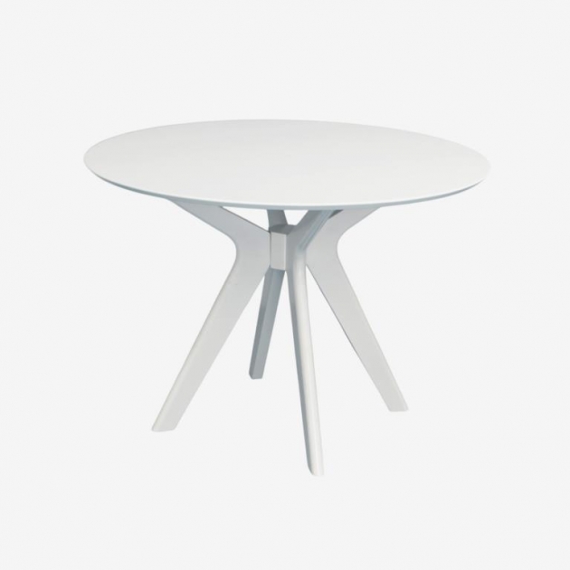 Raffless Round White