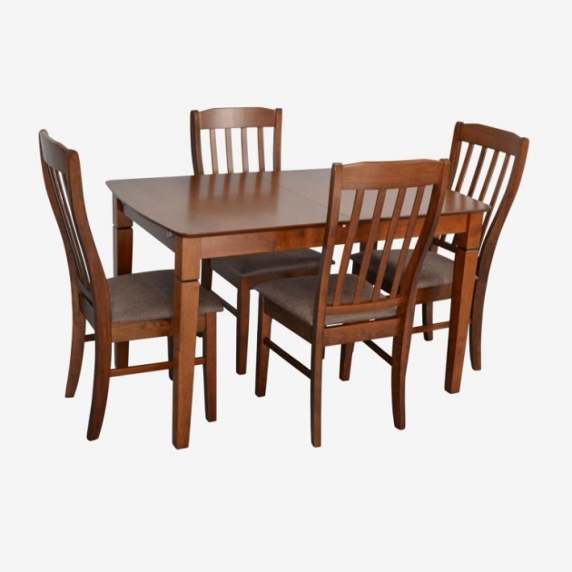 HV-27V Burnish oak + 4 Wenyi Burnish oak/Ekea12 Dark Brown