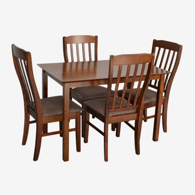 GLORIA Burnish oak + 4 Wenyi Burnish oak/Ekea12 Dark Brown