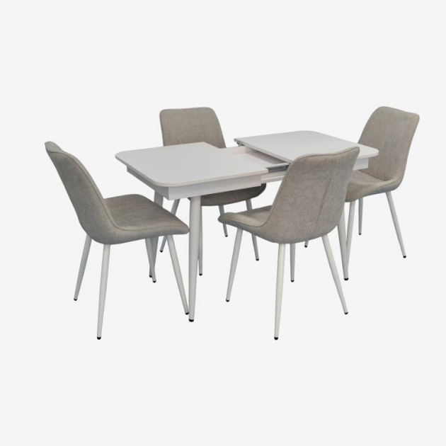 DT 432-1R Wh + 4 YTC-055Wh UF885-13 (Light grey)